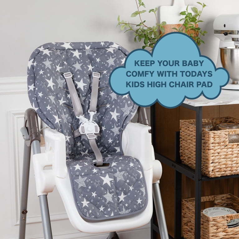 Todays Kids High Chair Pad, Padded Cushion with Elastic Back photo 8