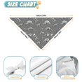 thumbnail image 6 of Dog Bandana 1 Pack,Gray Dinosaur Skeletons Fossils Pattern Bandanas for Dogs,Cat Bandana,Small/ Large Dog Bandana 2 Size,Dog Bandanas, 6 of 6