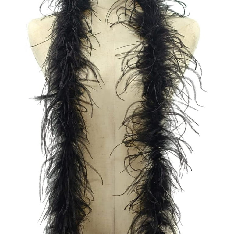Feathers TRIM Ostrich Feathers Feather Trim Craft Feathers Color Feathers  Black Feathers Dress Feather Skirt Feather Ostrich Trim 