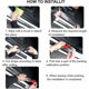 thumbnail image 3 of Adhesivo universal para coche de fibra de carbono, peso ligero, flexible y flexible, accesorios para parachoques de umbral de puerta para la mayoría de los coches, 5 cm, 2,5 m, negro, 3 of 5