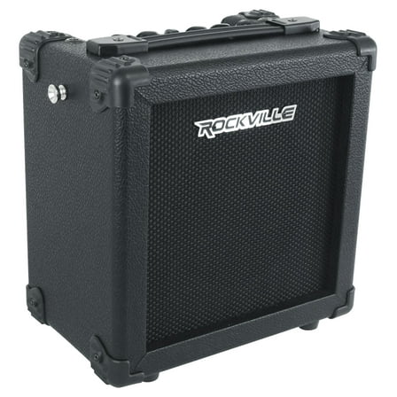 Rockville G-CHARGE 20 BLACK Rechargeable Battery Guitar Amplifier Spring Reverb