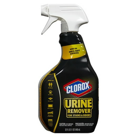 32 OZ Clorox Urine Remover For Stain & Odor Works On Hard & Soft Surfa, Each