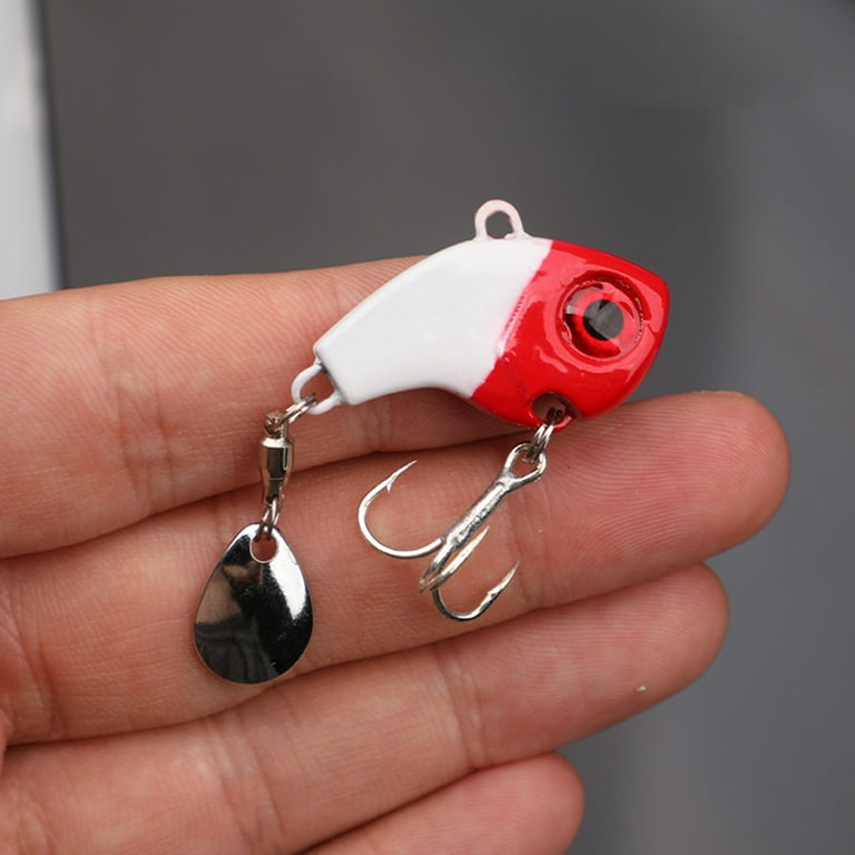 Bait Treble Hook 3D Simulation Fisheye Reflective Angling Metal Compound  Sequins Bait Outdoor Fishing - Walmart.com
