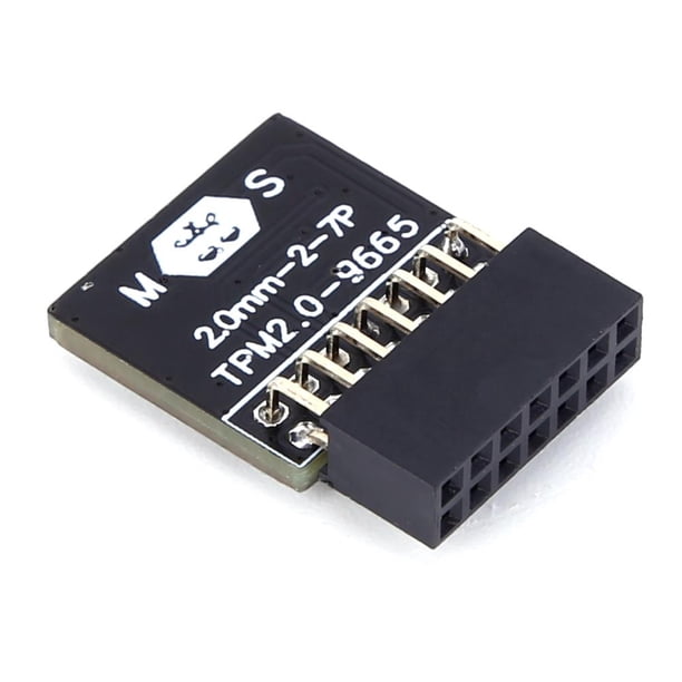 Interfaz LPC del procesador de cifrado TPM 2.0 para ASUS/MSI/ASRock (14 pines para MSI)
