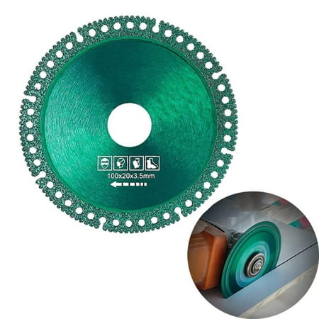 

Qeieuw Indestructible Disc 2.0 Cut Everything in Seconds 2024 New Composite Multifunctional Cutting Saw Cutting Upgrade 4 Inch Indestructible Disc for Angle Grinder 7/8 In