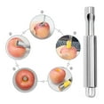 thumbnail image 4 of Oleegame 1PC Tomato Slicer And Lemon Slicer Stainless Steel Home And Kitchen Creative Fruit Sculpture Stainless Steel Corer Red Dates Corer Seedless Corer Tool Digging Fruit Core Extractor, 4 of 9