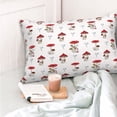 thumbnail image 5 of KLL Different Mushrooms Pillow Covers Envelope Closure,Super Soft and Cozy Fuzzy Fleece Pillow Case Cover 14"x20", 5 of 7