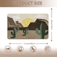 thumbnail image 2 of Bathroom Rug Mat, Desert Sunset Bath Mat with Soft & Non-Slip, Ultra Absorbent Microfiber Shaggy Door Mat, Quick Dry Bath Rug Carpet for Toilet Bathtub Bedroom 20x31 Inch, 2 of 7
