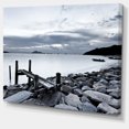 thumbnail image 2 of Small Sea Bridge from Rocky Beach - Landscape Canvas Art Print, 2 of 4