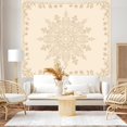 thumbnail image 3 of Gojian Boho Hippie Wall Tapestry for Bedroom Aesthetic, Indian Bohemian Tapestries Art Decor, Vintage Orange Mandala Floral Cool Vertical Wall Hanging for Living Room Dorm, 3 of 6