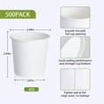 thumbnail image 2 of Vasos de café de papel desechables LITOPAK 120 ml, paquete de 500, 2 of 7