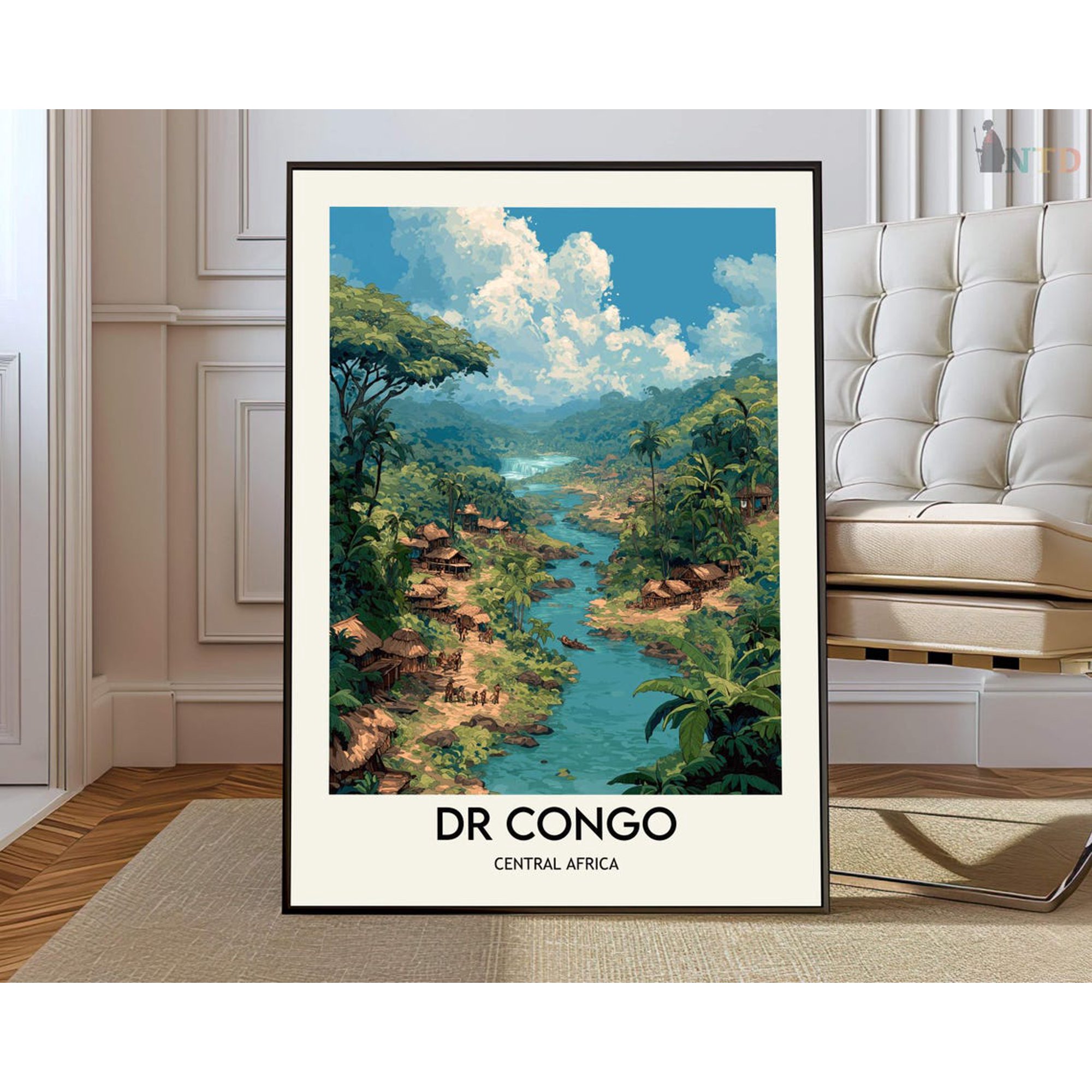 Democratic Republic Of Congo Poster Unframed Paper Print