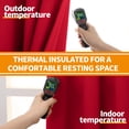 thumbnail image 4 of Cortinas Blackout YoungsTex Rojas de 229 cm de Largo para Sala, 4 of 8
