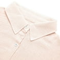 thumbnail image 5 of WCJM Dress Shirts for Womens Shirts Women's Cotton Button Up Shirt with Rolled Sleeves and 7 Inch Sleeves Women's Summer Casual V Neck Beach Cotton Tops, 5 of 7