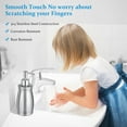 thumbnail image 7 of Soap Dispenser Stainless Steel - Brushed Nickel Pump Dispenser Bottle Refillable Liquid Hand Dish Soap Dispenser for Bathroom, Kitchen, Countertop, Sliver (13.5 Oz / 400ML), 7 of 7
