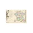 thumbnail image 4 of Historic Map - France - Drioux 1882 - 34.62 x 23 - Vintage Wall Art, 4 of 5