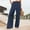 Dark Blue, variant on Womens Pants Woman Pants Casual Gold Pants Women Loose Pants Wide Leg Womens Pants with Pockets Summer Pants for Women 2025