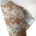 thumbnail image 5 of 2 Pcs Wedding Garters Bride Bridal Flower Lace Garter Set;2 Pcs Wedding Garters Bride Bridal Flower Lace Garter Set, 5 of 8