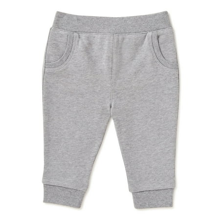 Garanimals Baby Boys Solid Terry Joggers, Sizes 0/3M-24M