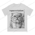 thumbnail image 4 of Camiseta de algodón con estampado grande de Taylor White Cats Swift Rep Tour para hombre, camisetas de manga corta, camisetas deportivas, 4 of 5