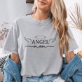 thumbnail image 4 of Jollimate Angel Mom Shirt, Women's Memorial Graphic Tee, Angel Wings Halo Scripture T-Shirt for Women, 4 of 6