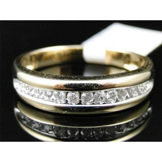 Gin & Grace Diamond & Peridot Eternity Ring - 10K Yellow Gold, 1.90 Ct Peridot, 0.08 Ct Diamonds