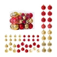thumbnail image 2 of Christmas Decorations Clearance – 50 PCS Christmas Ornaments Set, Shatterproof Christmas Tree Balls Ornaments, Christmas Ball Hanging Decor for Xmas Tree Home Indoor Outdoor Party (Multicolor), 2 of 9