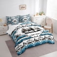 thumbnail image 3 of Castle Fairy Animal Deer Twin Bedding Sets 7-Piece for Female Men Women,Woodland Wildlife Bedding Comforter Set Microfiber,Boho Tribal Aztec Breathable Sheet Sets,Luxury Bedroom Decor,Reversible, 3 of 8