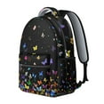 thumbnail image 2 of Lightweight Butterfly Print School Bag&nbsp;– College Backpack with Padded Laptop Sleeve, Ergonomic Design, Trendy Gift for Girls & Young Adults, 2 of 6