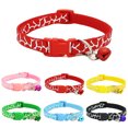 thumbnail image 2 of 2PCS 0.39'' Pet Collar Adjustable Dog Collar Cat Collar with Bell, 2 of 6