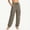 Brown, variant on Cargo Pants Women Summer Lightweight Baggy Parachute Pants Cinch Bottom Elastic High Waist Trousers with Pockets, 2026 New Limited-time Off