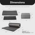 thumbnail image 4 of BalanceFrom Complete 7-Piece Yoga Set with 71” x 24” x 1” Extra Thick Mat, Gray, 4 of 12