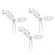 thumbnail image 1 of Horquilla para el cabello Yuyangstore de perla flor 3pcs para boda nupcial, 1 of 8