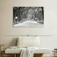 thumbnail image 2 of Elephant Stock Central Park White Winter Wall Art - Horizontal Canvas Wall Art - Living Room Wall Decor - Places Canvas - Gray And Black Decor - 39" x 26", 2 of 8