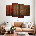 thumbnail image 2 of Elephant Stock Fiery Autumn Forest Wall Art - Horizontal Multi Panel Canvas - Living Room Wall Decor - Floral And Botanical Multi Panel - Brown And Red Decor - 68" x 42", 2 of 8