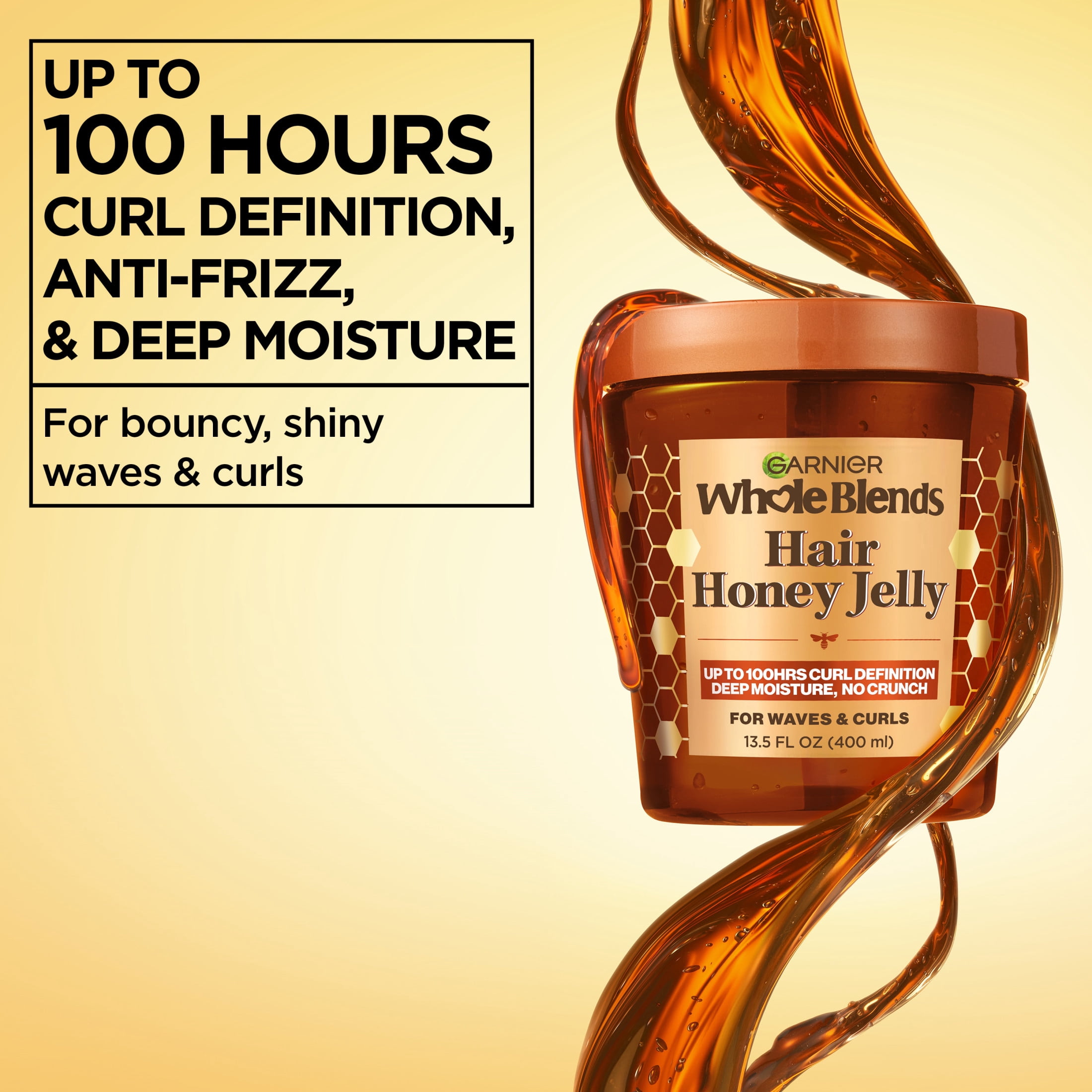 Garnier Whole Blends Deep Moisturizing Hair Styling Gel with Honey