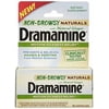 2 Pack Dramamine Non-Drowsy Naturals with Natural Ginger 18 Capsules Each