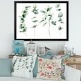 thumbnail image 3 of Designart 'Green Eucalyptus Plant Branches I' Traditional Framed Art Print, 3 of 4
