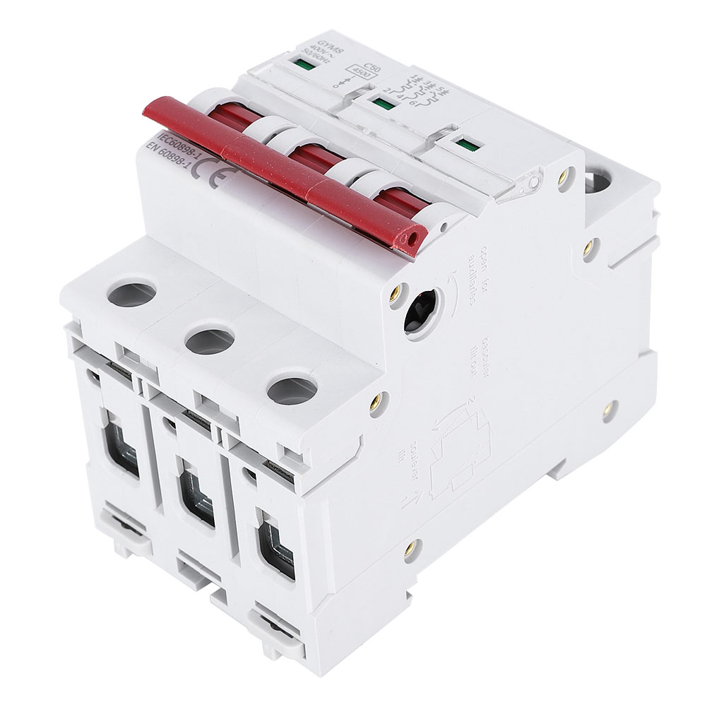 GEYA GYM8 Mini Circuit Breaker – 2P, 4.5kA, 6-63A, Type C, DIN Rail, CE/CB