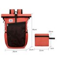 thumbnail image 2 of Mochila plegable ligera de 20 litros mochila de viaje para senderismo para hombres y mujeres color naranja, 2 of 4