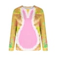 thumbnail image 4 of Fashion Women Easter Printed Round Neck Long Sleeve T-Shirt Printing Sweatshirt Blouse Tops, 4 of 5