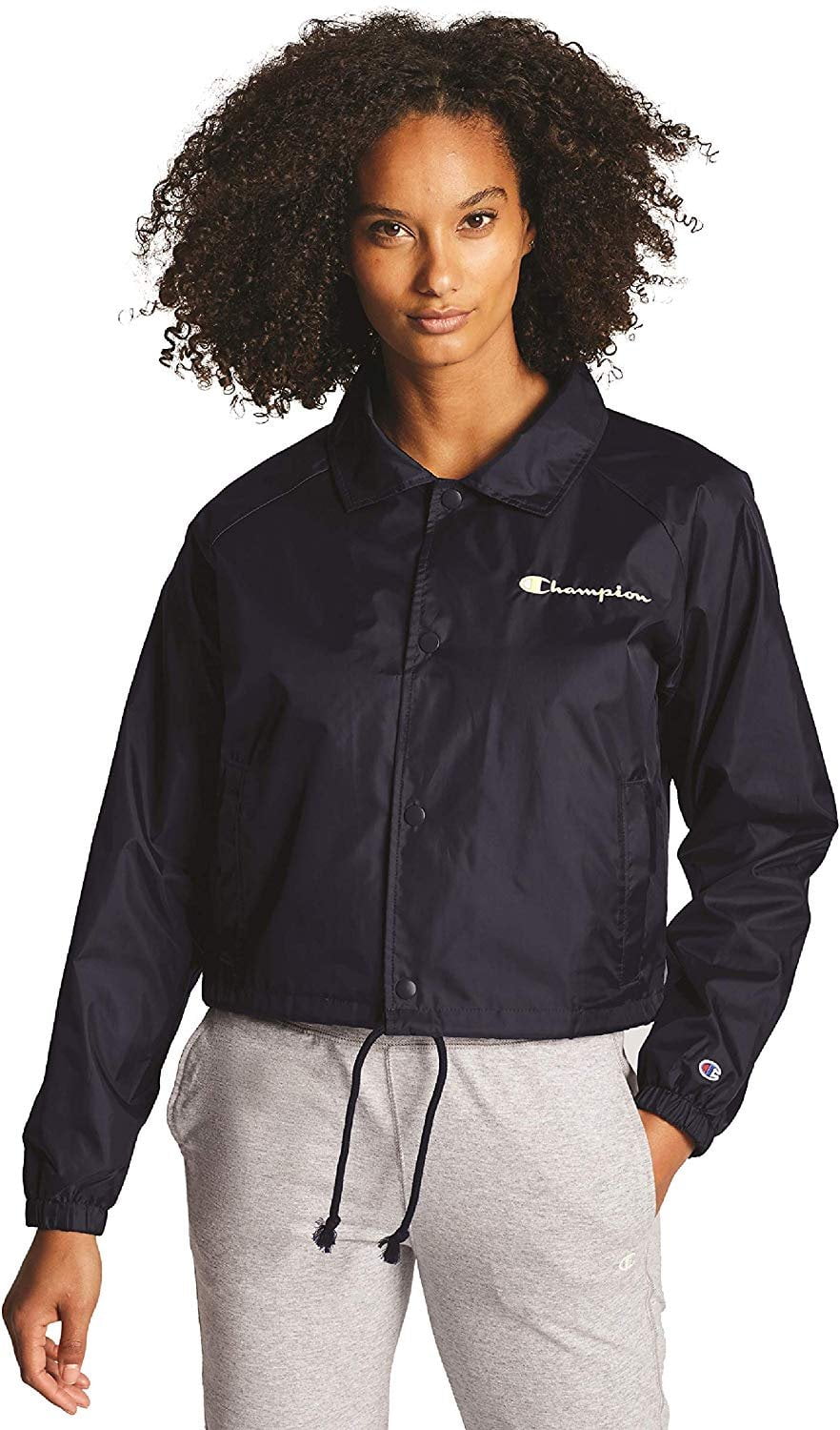 cropped athletic jacket