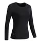thumbnail image 2 of Mujer Volver Fiebre inteligente Punto Mantener caliente Manga larga O Cuello Calentamiento Ropa interior Blusa Tops Wmkox8yii jkg6613, 2 of 9