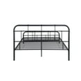 thumbnail image 3 of River Street Designs Khari Industrial Queen-Size Iron Minimal Bed Frame, Black, 3 of 9