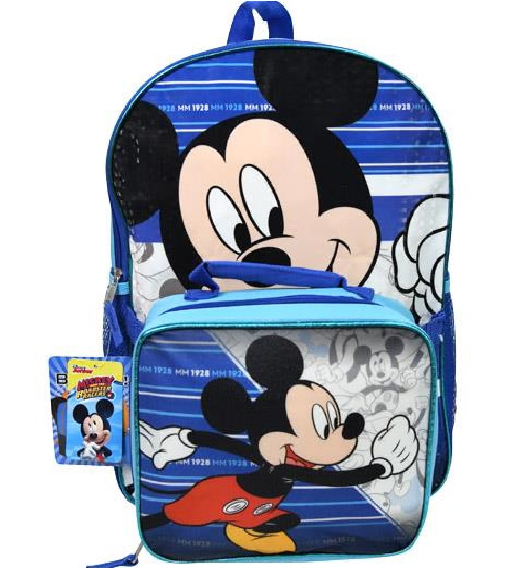 Mickey Mouse 16" Backpack with Lunch Bag