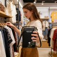 thumbnail image 5 of gcong Fashion Embroidery Slim Crossbody Phone Purse Zipper Pouch Wallet For Women Daily Use Accessory, 5 of 5