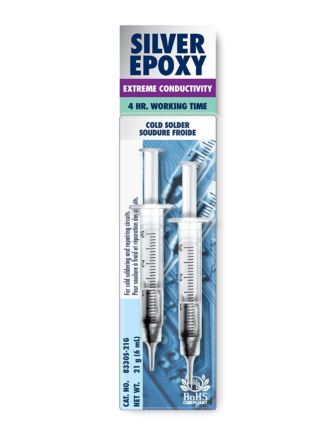 MG Chemicals Silver Conductive Epoxy, Extreme Conductivity, 4 hour