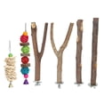 thumbnail image 2 of Wood Bird Perch Stand Set,Bird Perch Stand Set Bird Perch Stand Set Birds Stand Perch Set Top of the Line, 2 of 14