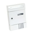 thumbnail image 2 of Luzkey Wall Mount Mailboxes for Outside Letterbox Lockable Large Capacity Easy Installation Magazines Post Postbox for External Gate White, 2 of 8
