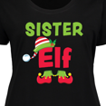 thumbnail image 4 of Inktastic Christmas Sister Elf Women's Plus Size T-Shirt, 4 of 5